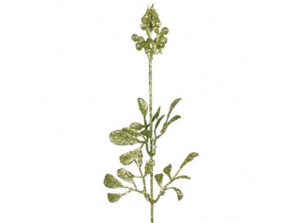 8721 vetvicka zelena glitrova 46 cm