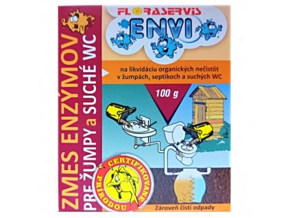 Zmes enzýmov pre žumpy a suché WC 100 g