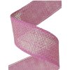 stuha z juty ruzova 5 cm 1 m