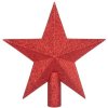 hviezda cervena na vianocny stromcek 20 cm 1 ks