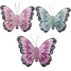 motylik ruzovy fialovy modry so stipcom mix 7 cm 3 ks