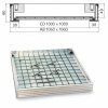 Poklop hliníkový pre zadláždenie H60 1000x1000 nosnosť do 12,5 t