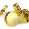 bodce ornament zlate 7 5 cm 4 ks