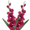5772 umela gladiola satenova burgundy 64 cm