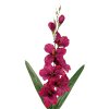 5772 1 umela gladiola satenova burgundy 64 cm