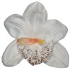 6432 umela orchidea satenova biela 13 cm