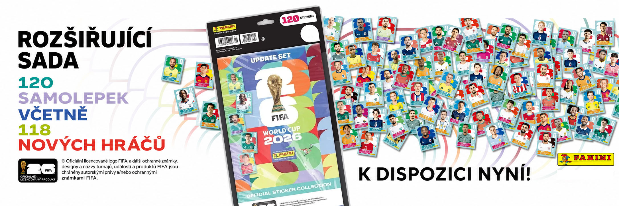 UPDATE SET samolepek FIFA WORLD CUP 2026