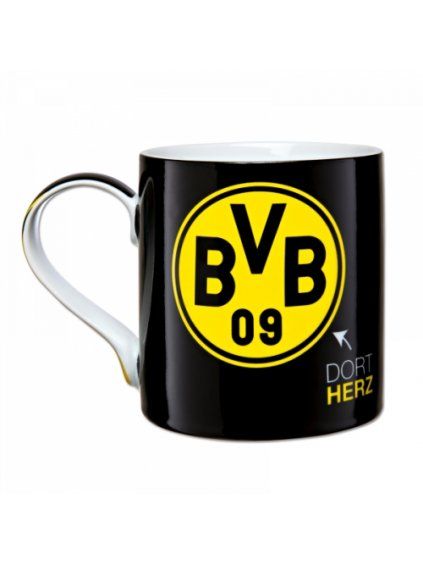 Mug BORUSSIA DORTMUND black BVB  300 ml