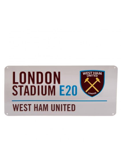 111917 West Ham United FC Street Sign