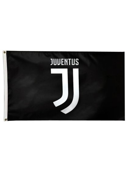 Vlajka JUVENTUS FC crest black