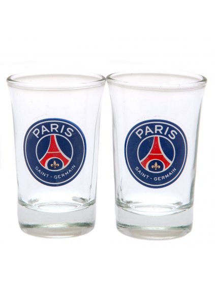 TM 00640 Paris Saint Germain FC 2pk Shot Glass Set