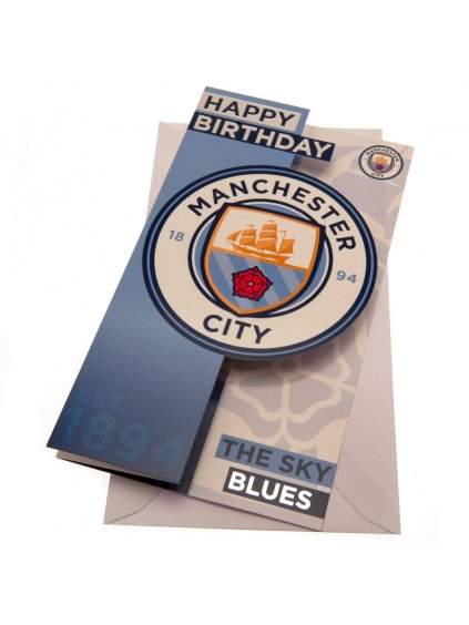 131207 Manchester City FC Birthday Card