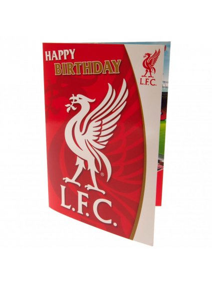 36126 Liverpool FC Musical Birthday Card