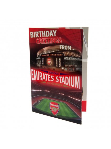 3848 Arsenal FC Pop Up Birthday Card