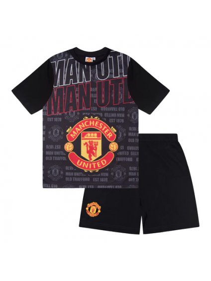 Dětské pyžamo MANCHESTER UNITED Short Text