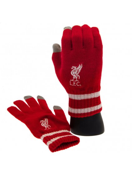 TM 02169 Liverpool FC Touchscreen Knitted Gloves Youths RD
