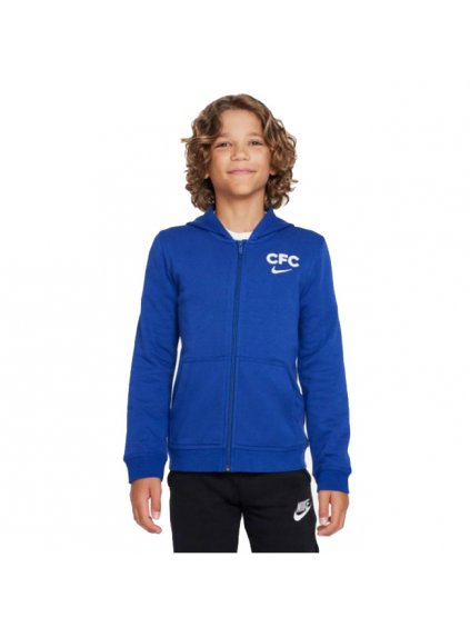 Dětská mikina CHELSEA FC Zip blue