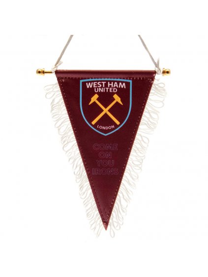 TM 01540 West Ham United FC Triangular Mini Pennant