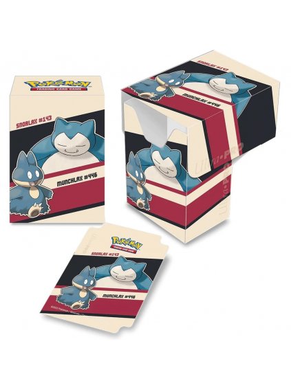 Deck Box Pokemon Snorlax & Munchlax