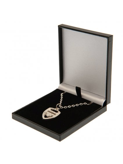 TM 03582 Arsenal FC Silver Plated Boxed Pendant CR