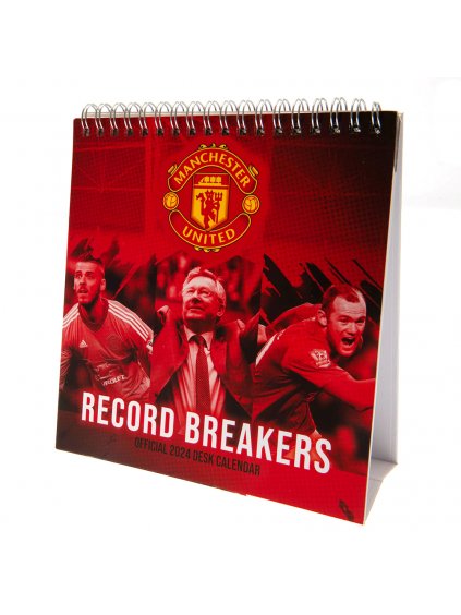 TM 03006 Manchester United FC Desktop Calendar 2024
