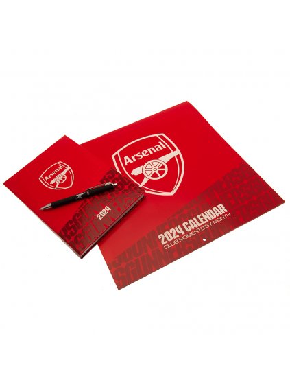 TM 03074 Arsenal FC Calendar Diary Musical Gift Box 2024