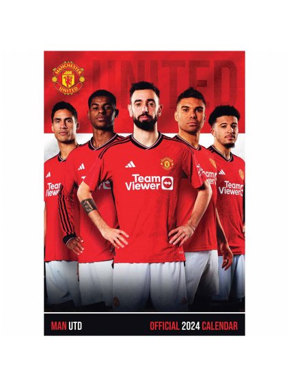 TM 03039 Manchester United FC A3 Calendar 2024