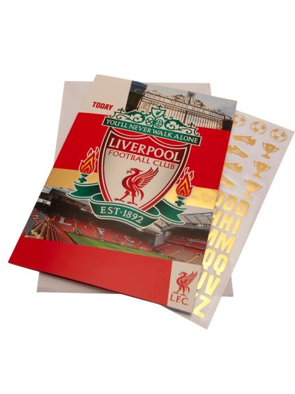 TM 03910 Liverpool FC Birthday Card With Stickers