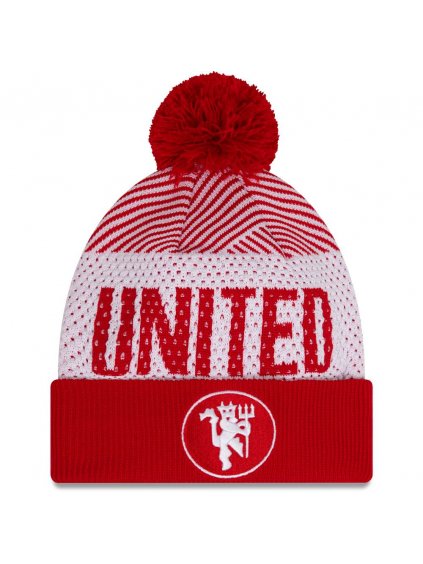 Dětská čepice MANCHESTER UNITED Engineered Cuff Red