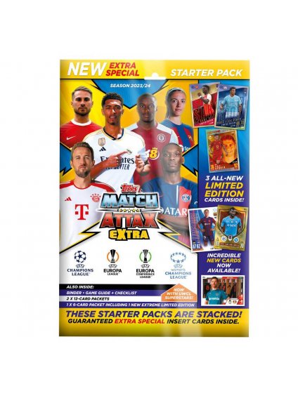 match attax champions league 2023 24 extra trading cards 1 starter
