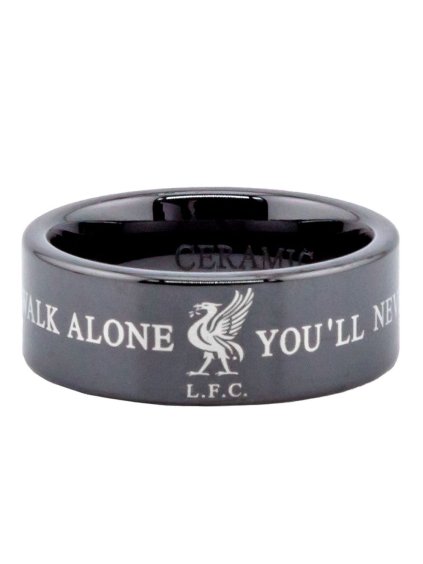 TM 05140 Liverpool FC Black Ceramic Ring