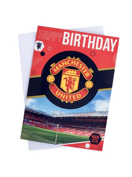 TM 03942 Manchester United FC Musical Birthday Card