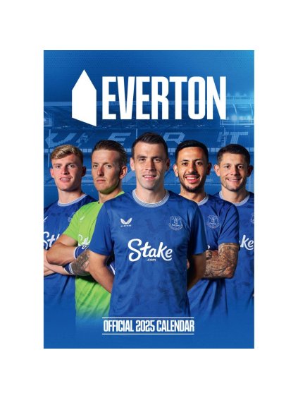 TM 04889 Everton FC A3 Calendar 2025