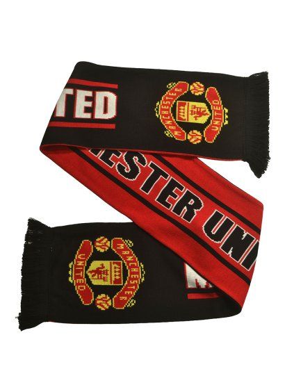 man utd second half jacquard knit scarf 1