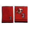 set asciugamano rosso ac milan