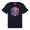 Kinder-T-Shirt PSG großes Logo blau