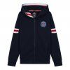 Kinder Hoodie PSG Zip blue