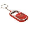 84885 Arsenal FC Key Ring Torch Bottle Opener 1