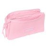 Pencil case triple REAL MADRID rosa