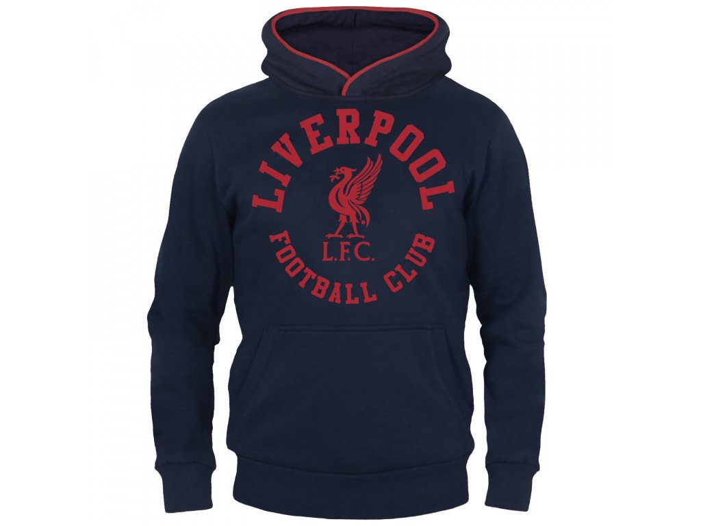 Detská mikina Liverpool FC, tmavo modrá