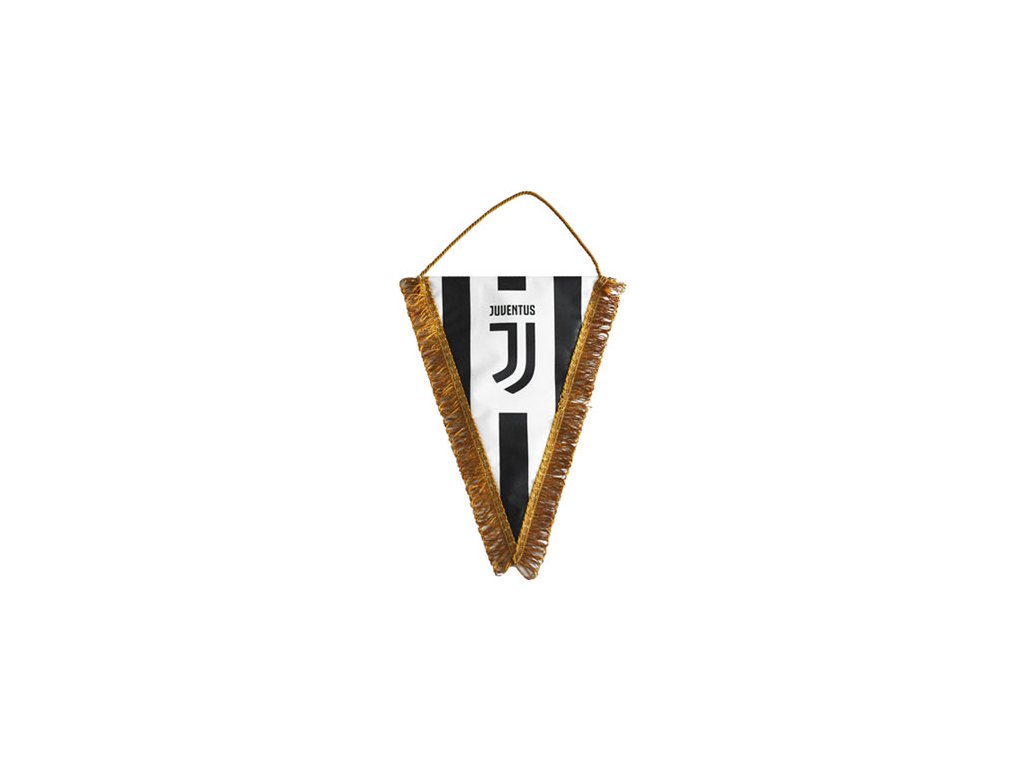 Vlajočka Juventus Turín 20x28 cm gold