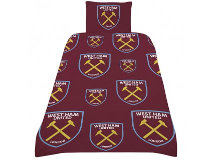 Posteľné obliečky West Ham United FC Crests 50x75, 137x198cm