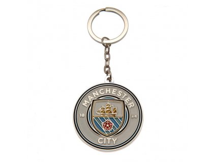 Prívesok Manchester City FC, znak klubu, kov, 4,5 cm