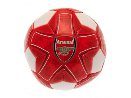 Penová lopta Arsenal FC, červeno-biela, mäkká, 10 cm