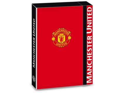 Červený Box na Zošity Manchester United FC, Veľkosť A5, Odolný
