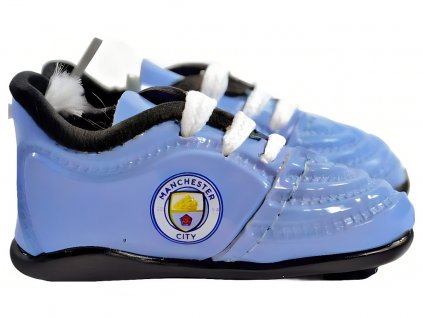 Mini Kopačky Manchester City FC, dekorácia, prívesok, 8x3.5cm