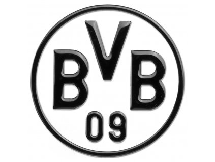 Štýlová Samolepka Borussia Dortmund, Čierna, 8 cm