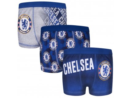 Chlapčenské boxerky Chelsea FC, Sada 3 ks