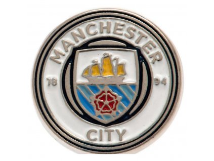 Kovový odznak Manchester City FC