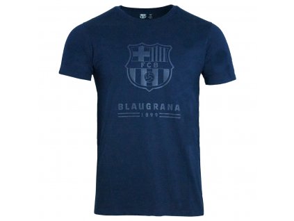 Tričko FC Barcelona, tmavo modré, BLAUGRANA